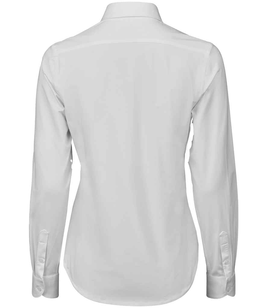 Tee Jays Ladies Active Long Sleeve Stretch Shirt - BACK