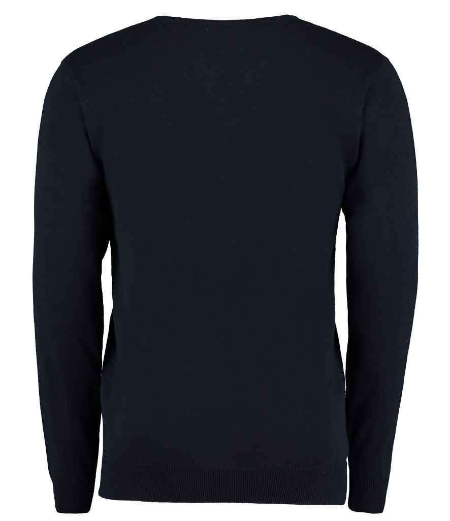 Kustom Kit Arundel Cotton Acrylic V Neck Sweater - BACK