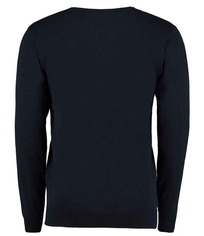 Kustom Kit Arundel Cotton Acrylic V Neck Sweater - BACK