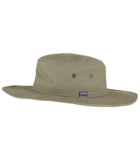 Craghoppers Expert Kiwi Ranger Hat - Pebble (CR601) - back