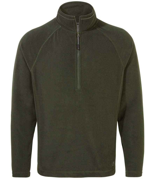 Craghoppers Expert Corey 200 Half Zip Micro Fleece - Dark Cedar Green (CR317) - front