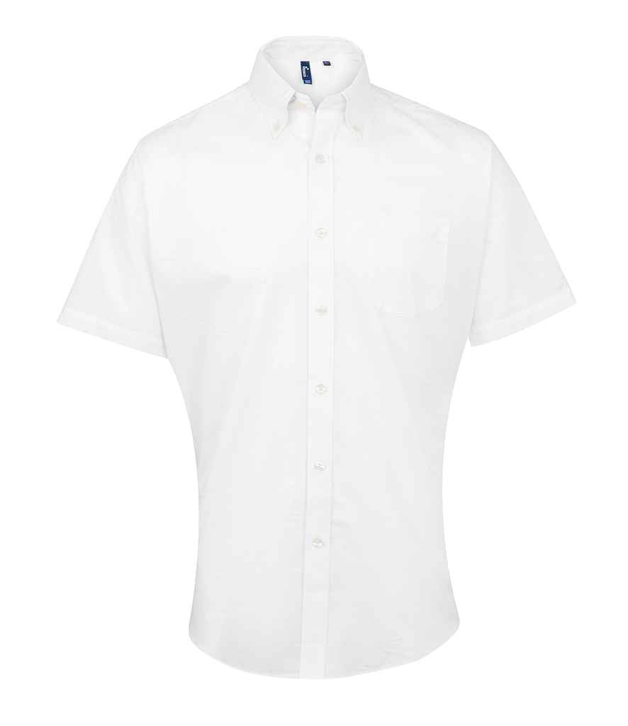 Premier Signature Short Sleeve Oxford Shirt - FRONT