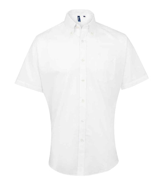 Premier Signature Short Sleeve Oxford Shirt - FRONT