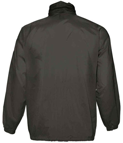 SOL'S SOL'S Unisex Surf Windbreaker Jacket - Black (32000)