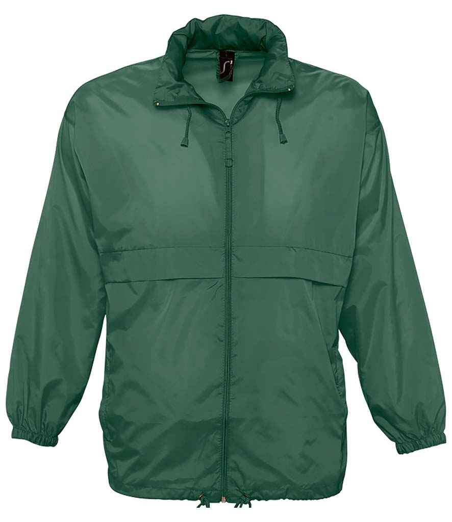 SOL'S SOL'S Unisex Surf Windbreaker Jacket - Forest Green (32000)