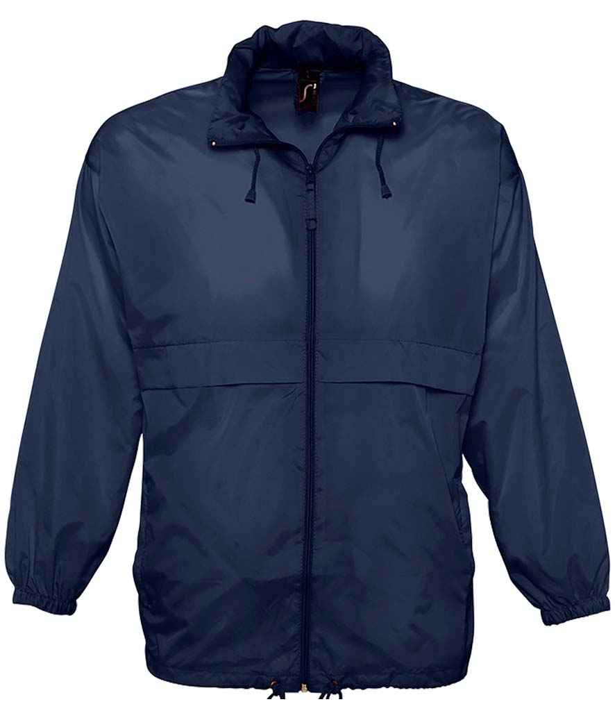 SOL'S SOL'S Unisex Surf Windbreaker Jacket - Navy (32000)