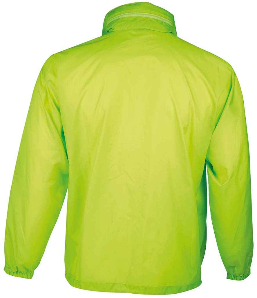 SOL'S SOL'S Unisex Surf Windbreaker Jacket - Neon Lime (32000)