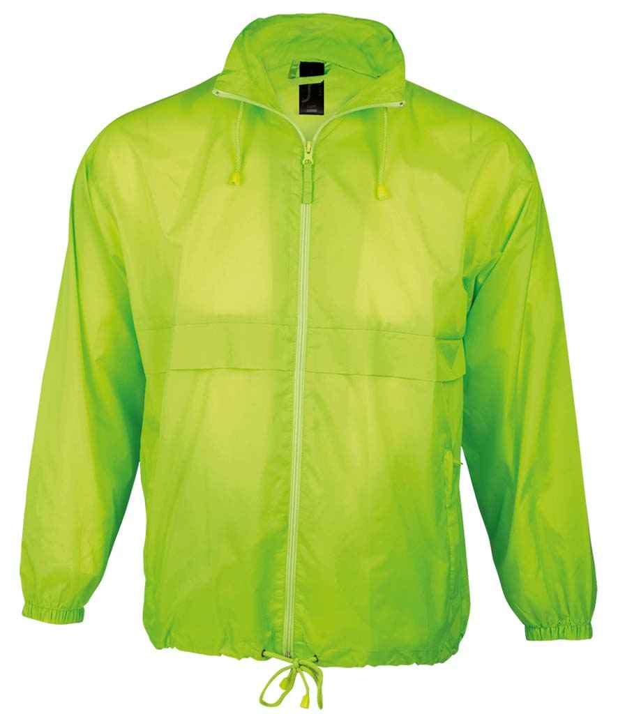 SOL'S SOL'S Unisex Surf Windbreaker Jacket - Neon Lime (32000)