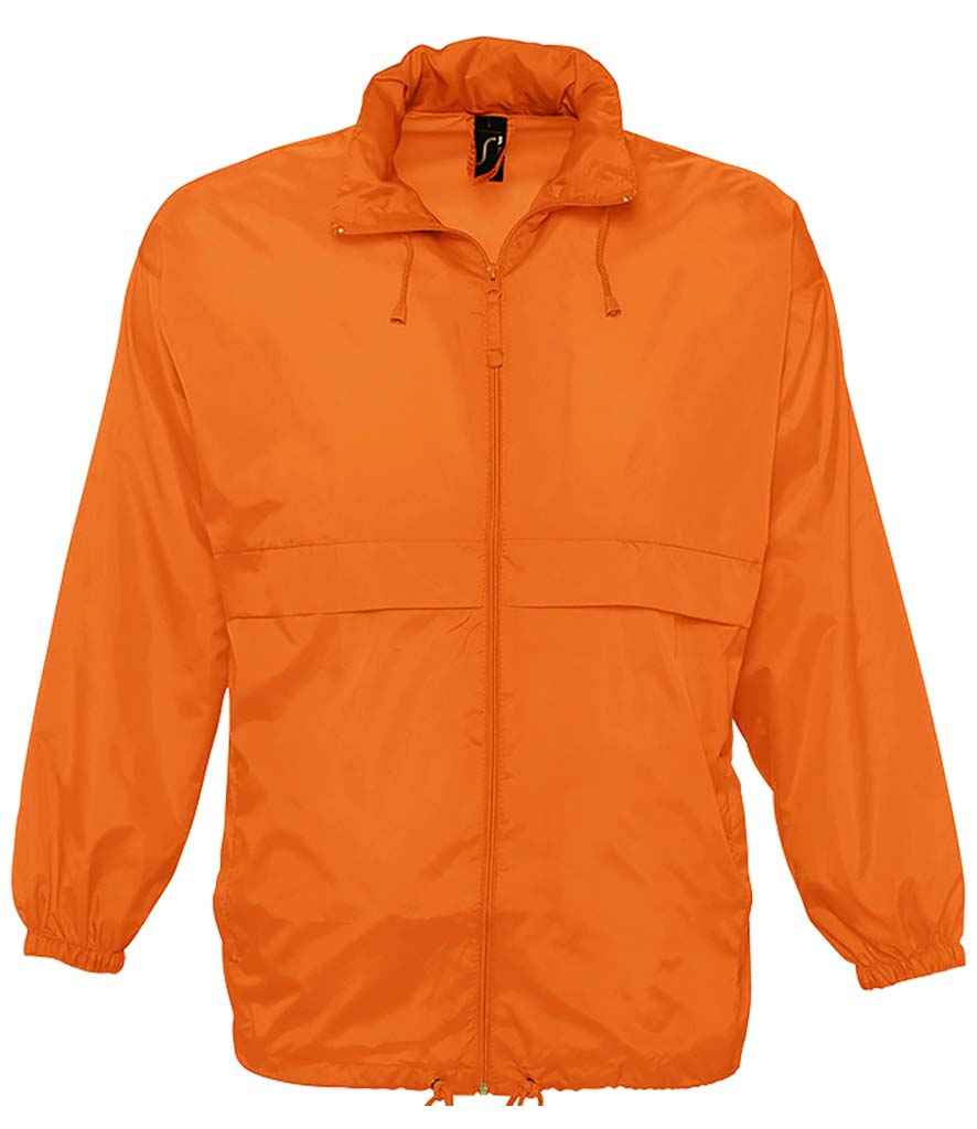 SOL'S SOL'S Unisex Surf Windbreaker Jacket - Orange (32000)