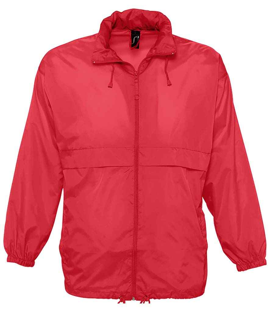SOL'S SOL'S Unisex Surf Windbreaker Jacket - Red (32000)