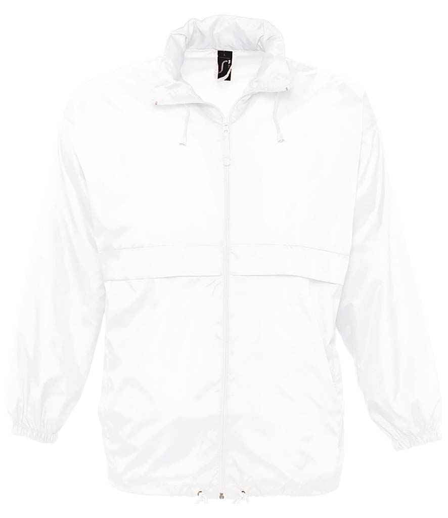 SOL'S SOL'S Unisex Surf Windbreaker Jacket - White (32000)