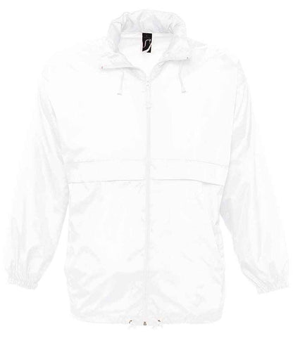 SOL'S SOL'S Unisex Surf Windbreaker Jacket - White (32000)