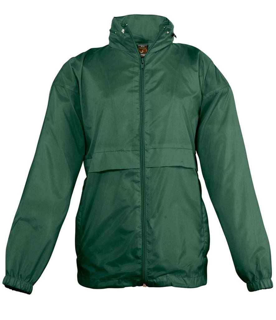 SOL'S SOL'S Kids Surf Windbreaker Jacket - Forest Green (32300)