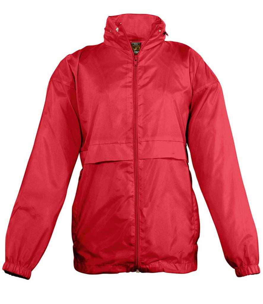 SOL'S SOL'S Kids Surf Windbreaker Jacket - Red (32300)