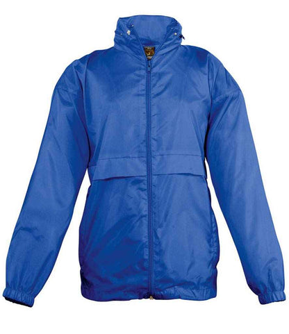 SOL'S SOL'S Kids Surf Windbreaker Jacket - Royal Blue (32300)