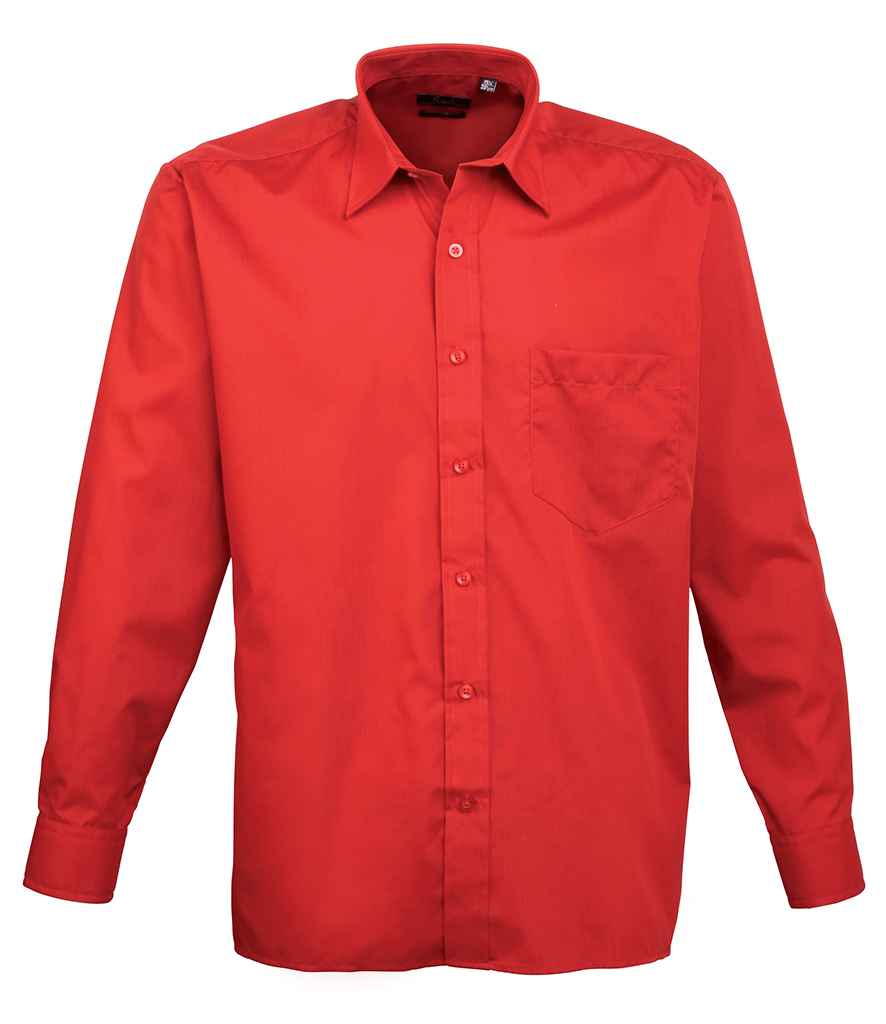 Premier Long Sleeve Poplin Shirt - FRONT