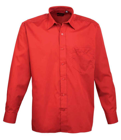 Premier Long Sleeve Poplin Shirt - FRONT