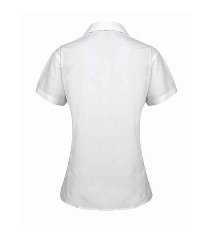 Premier Ladies Supreme Short Sleeve Poplin Shirt - BACK