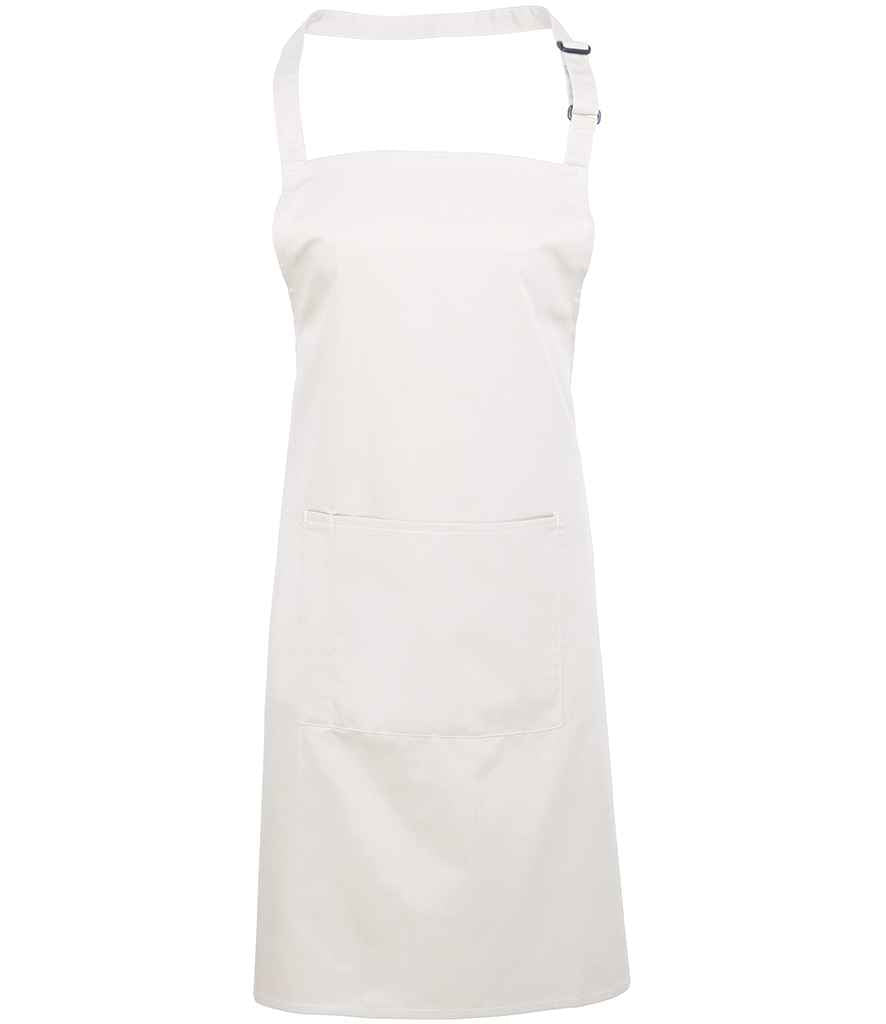 Premier 'Colours' Bib Apron with Pocket - FRONT