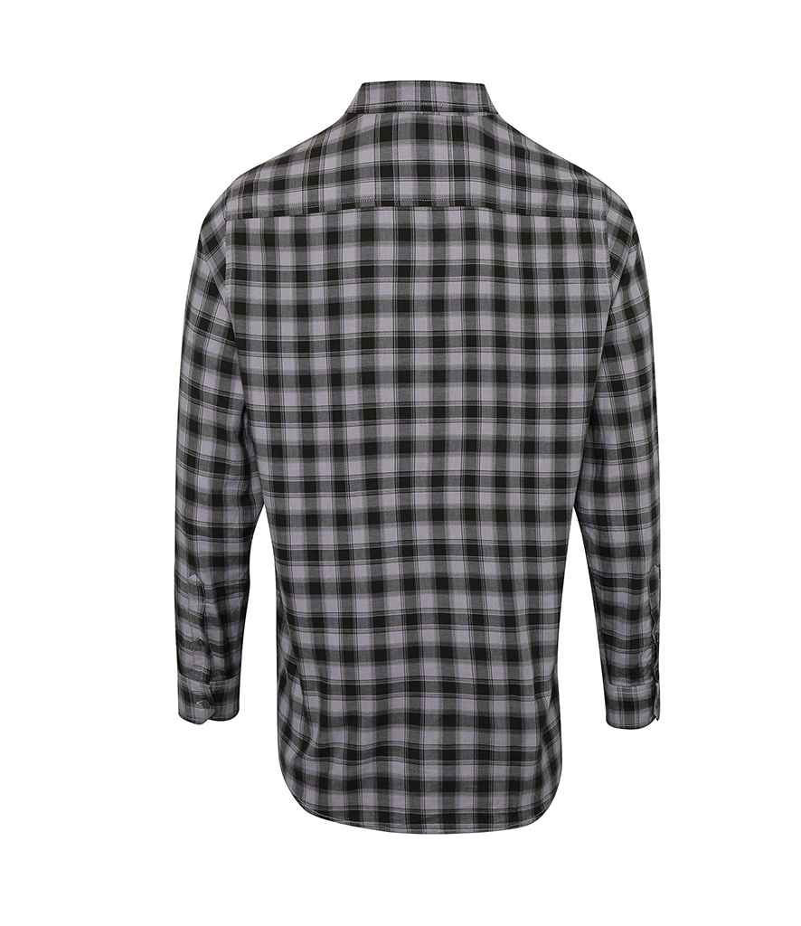 Premier Mulligan Check Long Sleeve Shirt - BACK