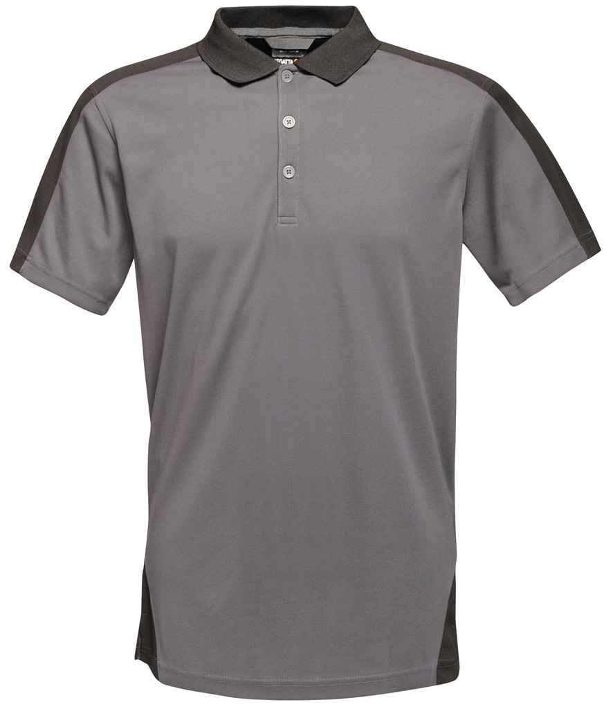 Regatta Contrast Quick Wicking Piqué Polo Shirt - FRONT