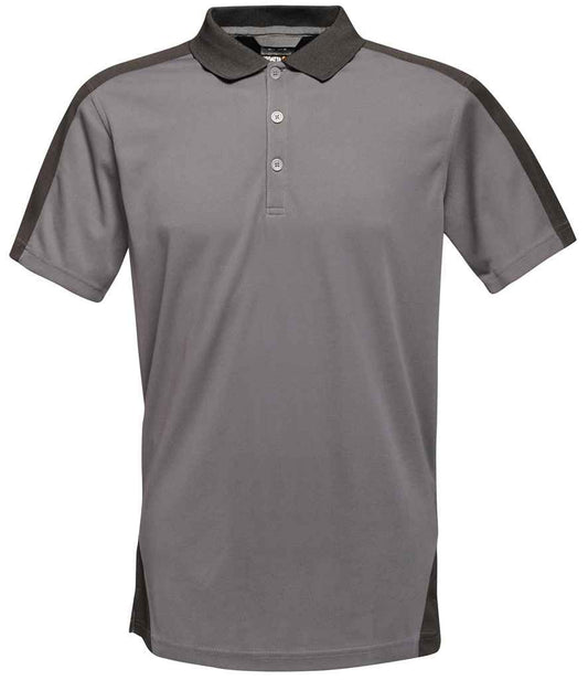 Regatta Contrast Quick Wicking Piqué Polo Shirt - FRONT