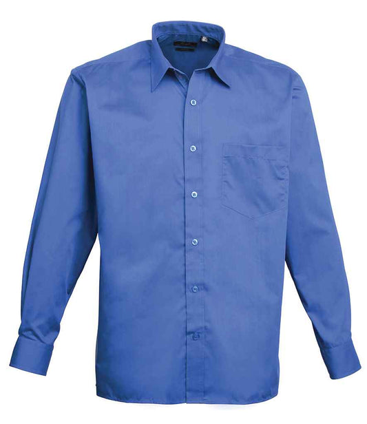 Premier Long Sleeve Poplin Shirt - FRONT