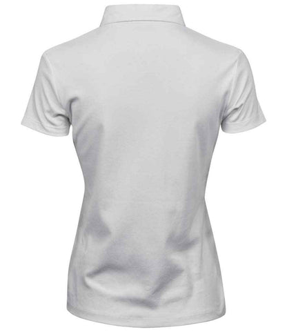 Tee Jays Ladies Pima Cotton Interlock Polo Shirt - BACK