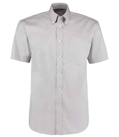Kustom Kit Premium Short Sleeve Classic Fit Oxford Shirt - FRONT