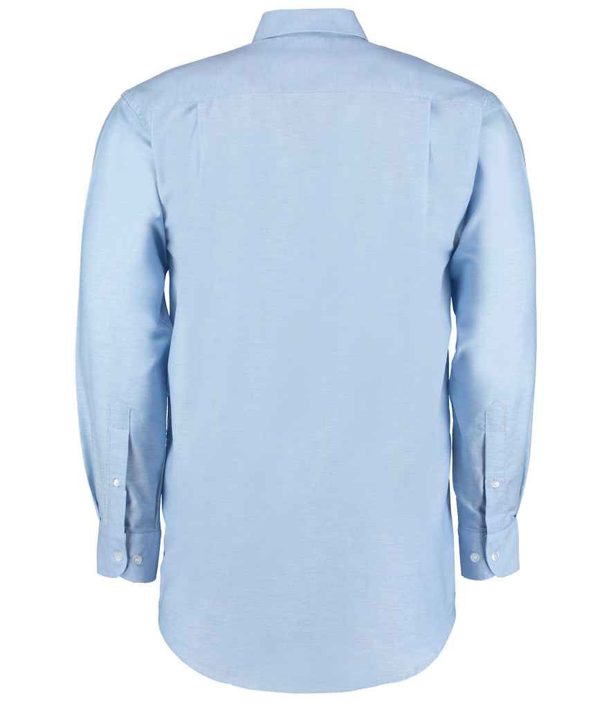 Kustom Kit Long Sleeve Classic Fit Workwear Oxford Shirt - BACK