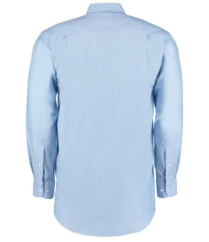Kustom Kit Long Sleeve Classic Fit Workwear Oxford Shirt - BACK