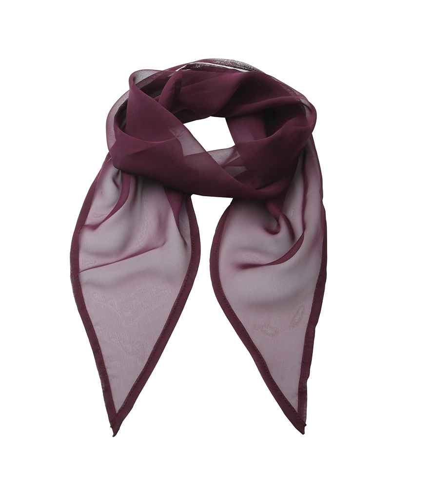 Premier 'Colours' Chiffon Scarf - FRONT