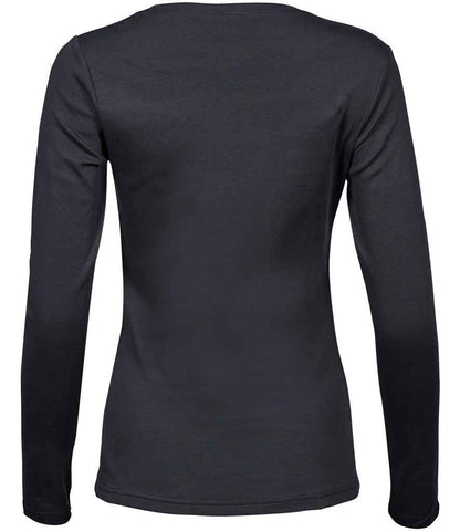 Tee Jays Ladies Long Sleeve Interlock T-Shirt - BACK