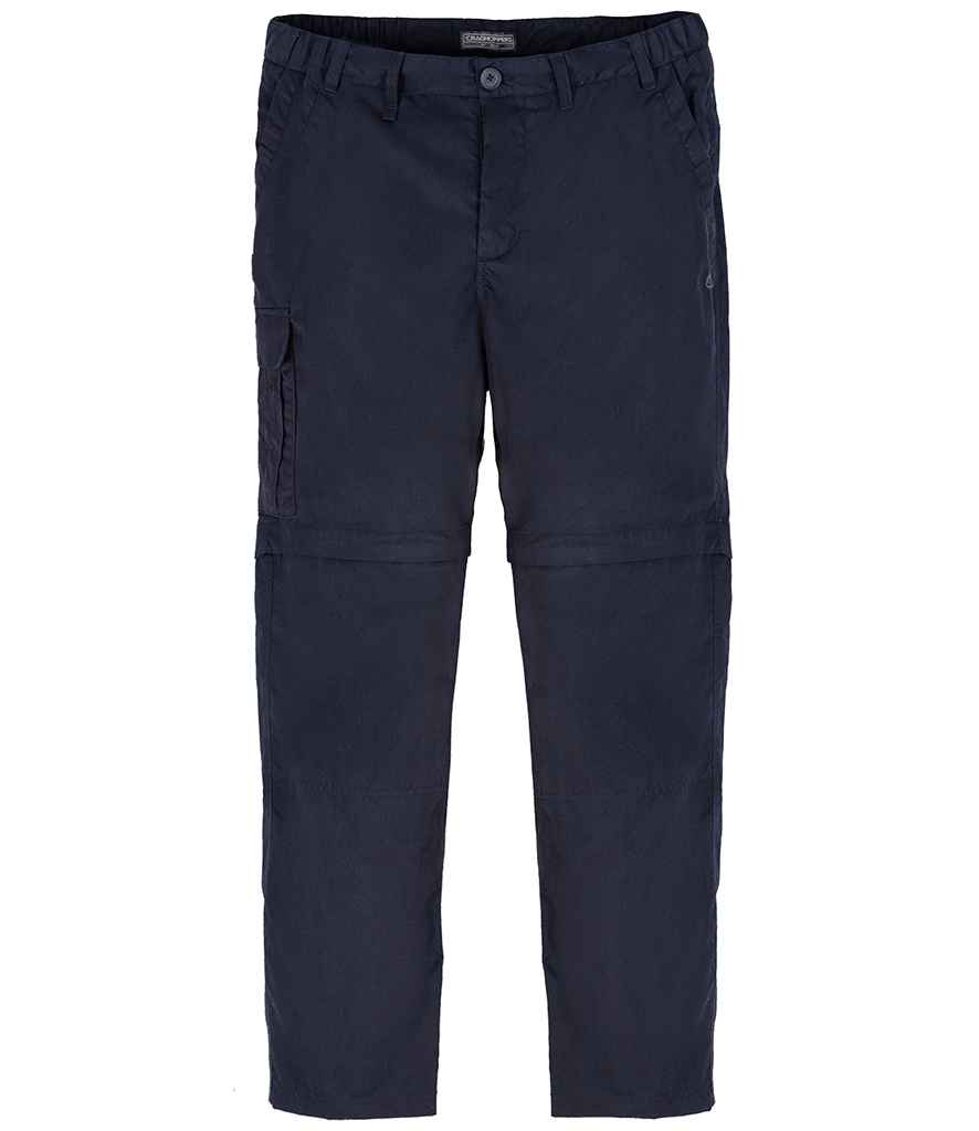 Craghoppers Expert Kiwi Convertible Trousers - Dark Navy (CR235) - back