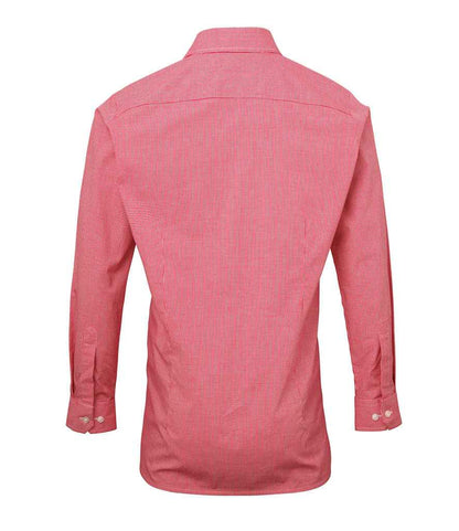 Premier Gingham Long Sleeve Shirt - BACK