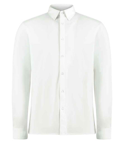 Kustom Kit Long Sleeve Superwash® 60°C Piqué Shirt - FRONT