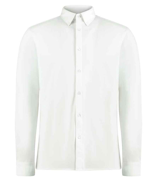 Kustom Kit Long Sleeve Superwash® 60°C Piqué Shirt - FRONT