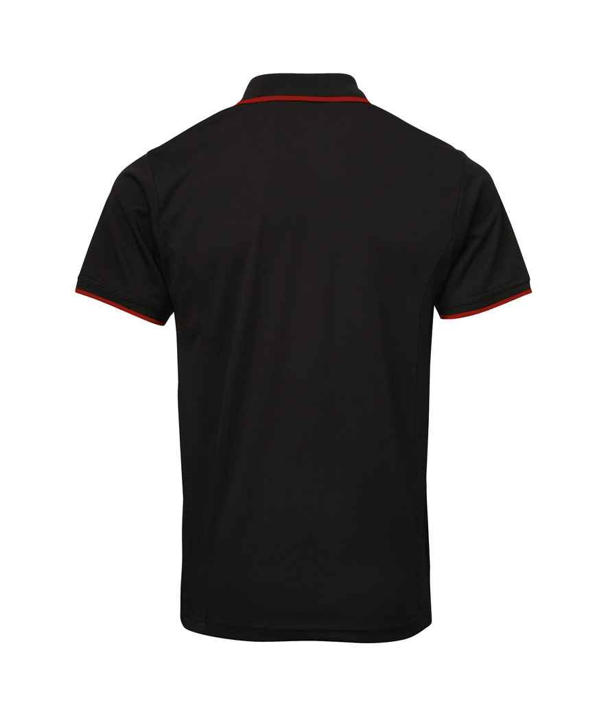 Premier Contrast Coolchecker® Piqué Polo Shirt - BACK