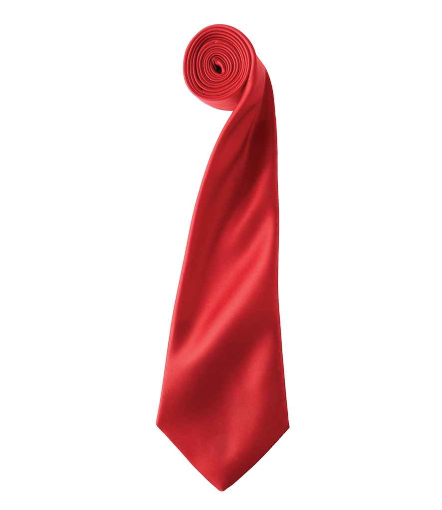 Premier 'Colours' Satin Tie - FRONT
