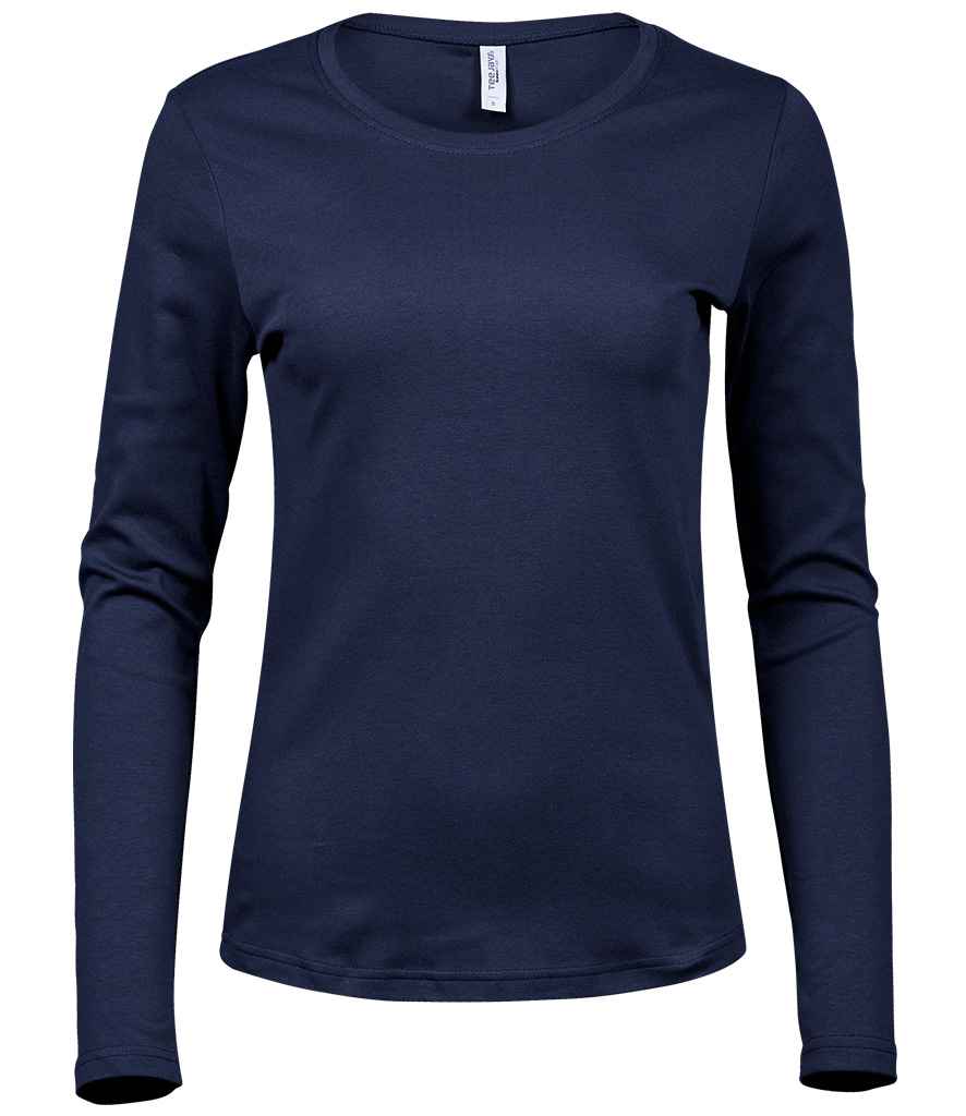 Tee Jays Ladies Long Sleeve Interlock T-Shirt - FRONT