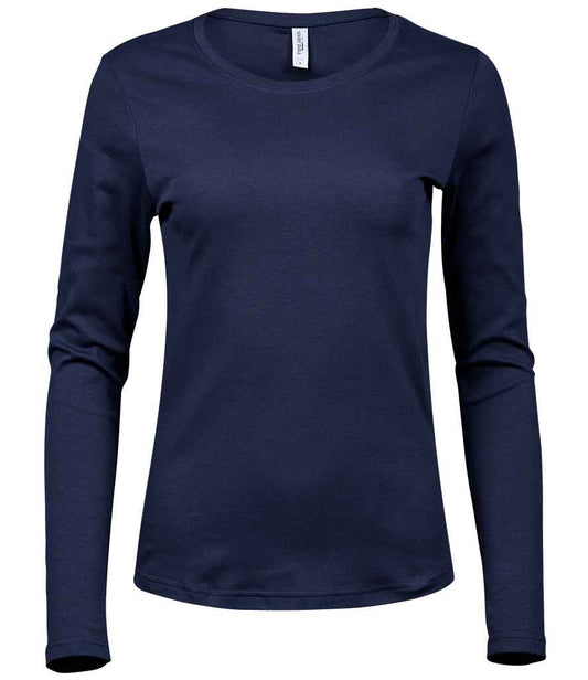 Tee Jays Ladies Long Sleeve Interlock T-Shirt - FRONT