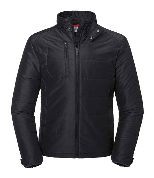Russell Cross Padded Jacket - Black (430M)