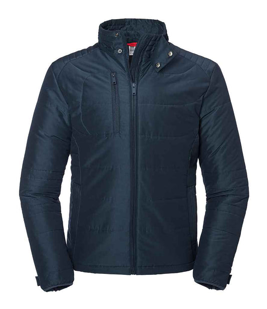 Russell Cross Padded Jacket - French Navy (430M)