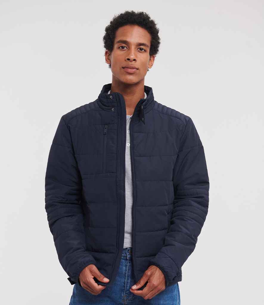 Russell Cross Padded Jacket - French Navy (430M)