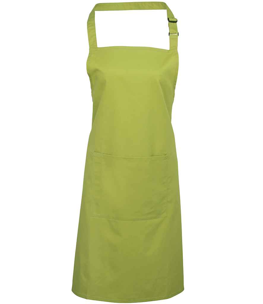 Premier 'Colours' Bib Apron with Pocket - FRONT
