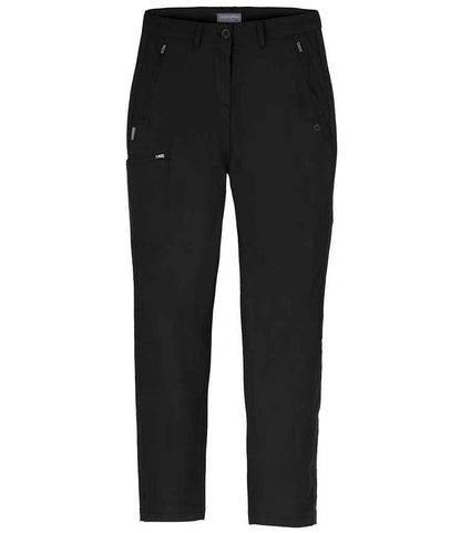 Craghoppers Expert Ladies Kiwi Pro Stretch Trousers - Black (CR234) - front