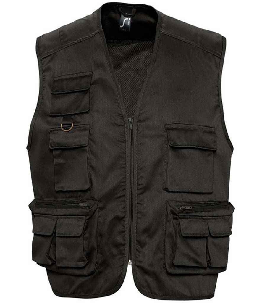 SOL'S SOL'S Wild Waistcoat - Black (43630)