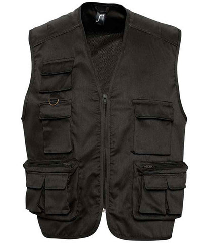 SOL'S SOL'S Wild Waistcoat - Black (43630)