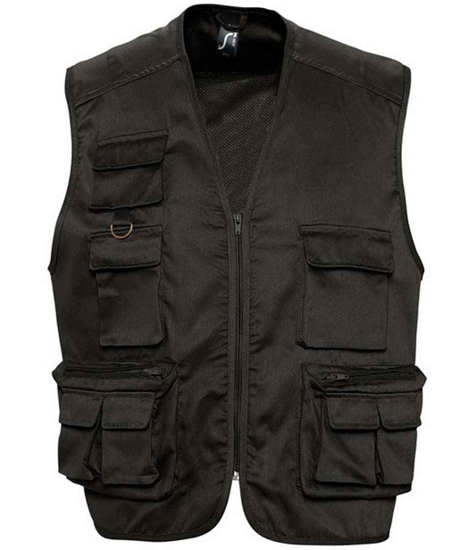 SOL'S SOL'S Wild Waistcoat - Black (43630)