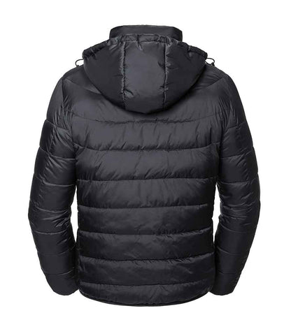Russell Hooded Nano Padded Jacket - Black (440M)